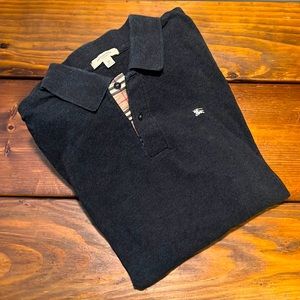 Burberry Long Sleeve Men’s Polo Shirt (XL)
